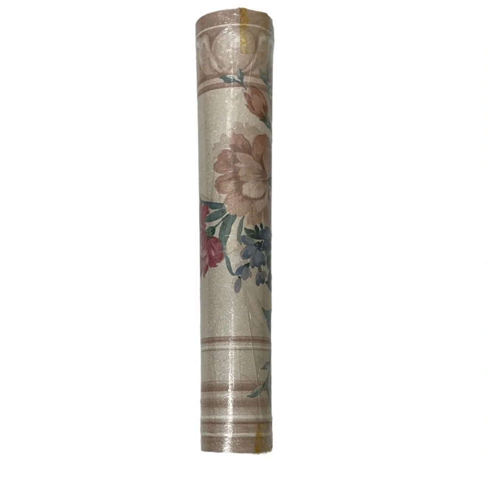 Vintage Wallpaper Wall Border Romantic Flowers Cottage Home Decor 7 Roll Bundle